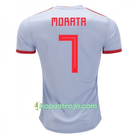 Billiga Fotbollströjor Spanien Morata 7 VM 2018 Borta tröja